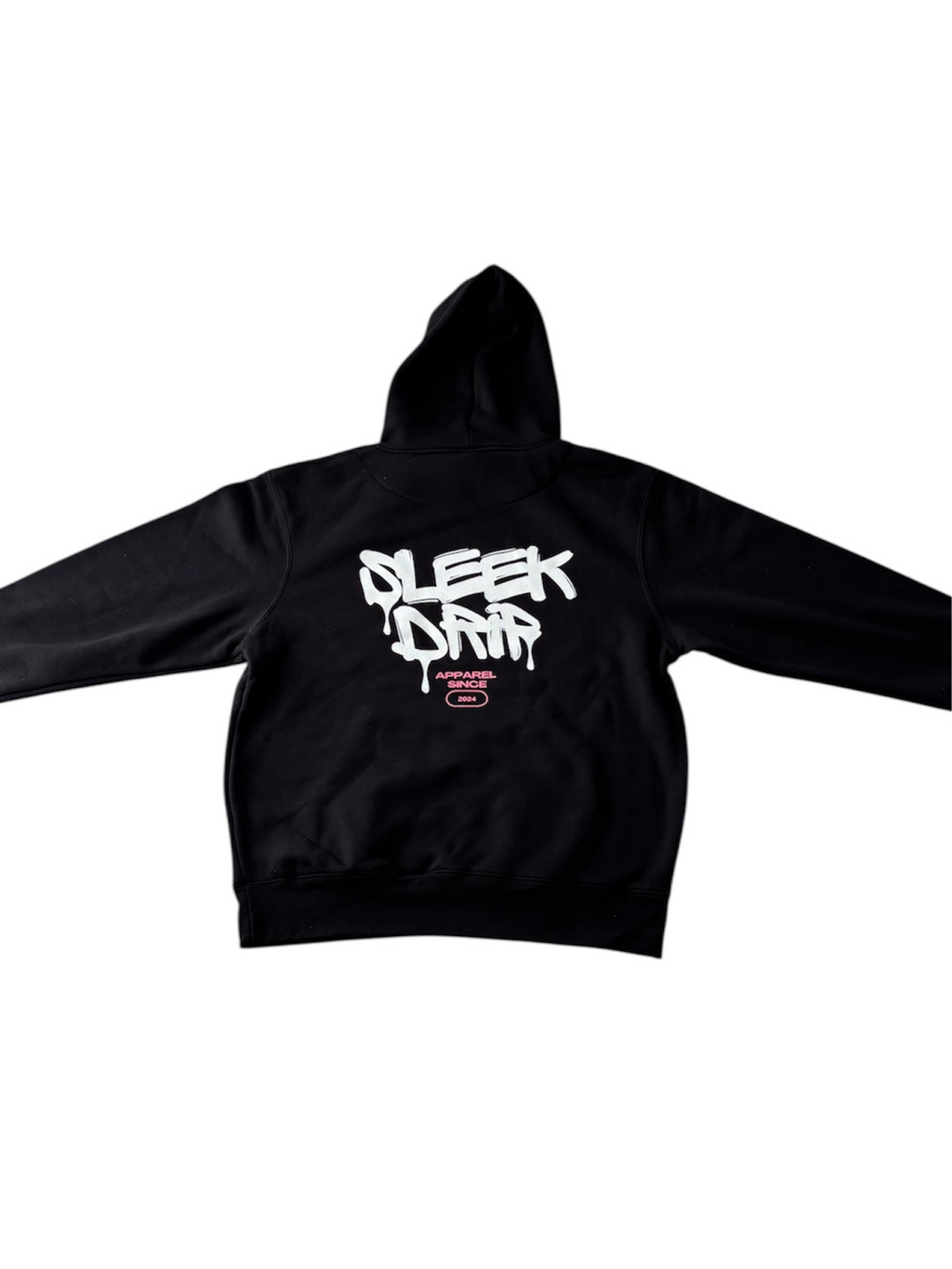 Sleek drip graphic hoodie
