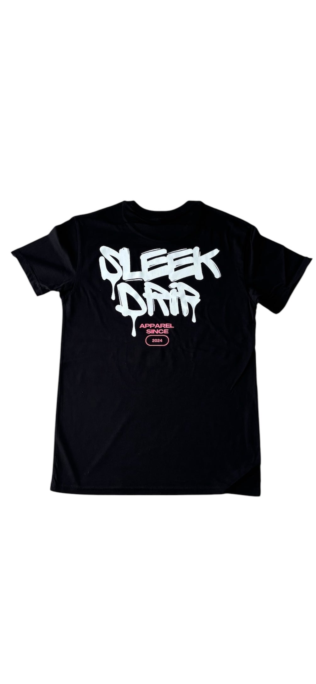 Sleek drip graphic tee