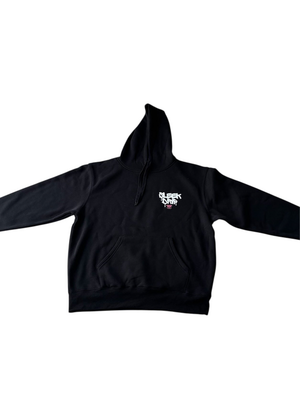 Sleek drip graphic hoodie