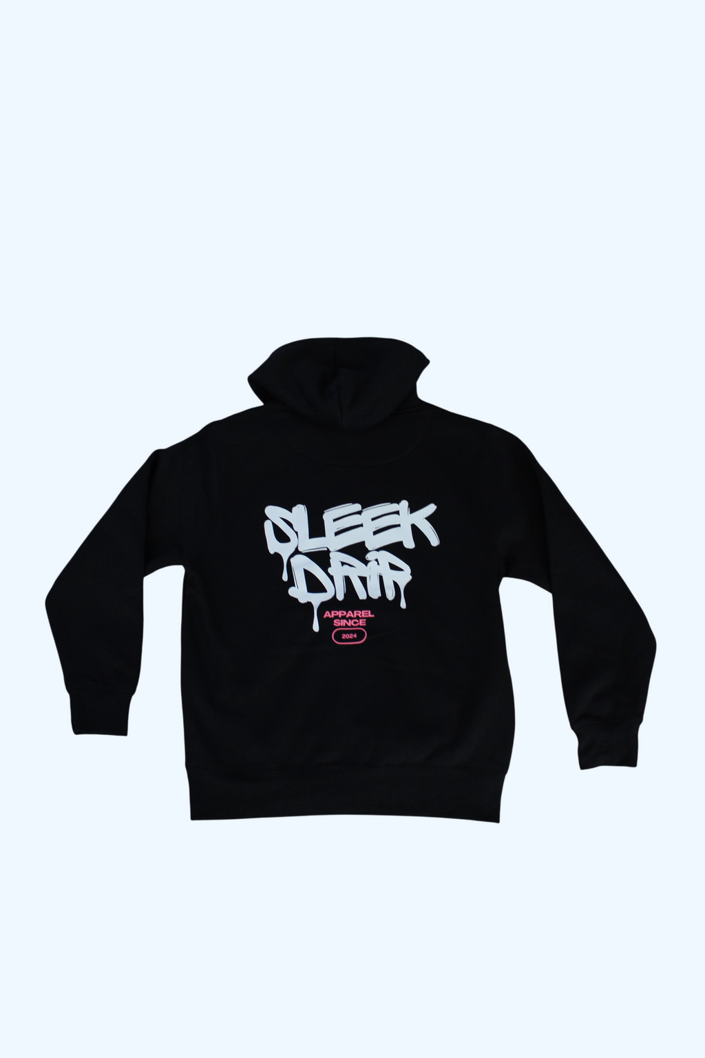 Sleek drip graphic hoodie