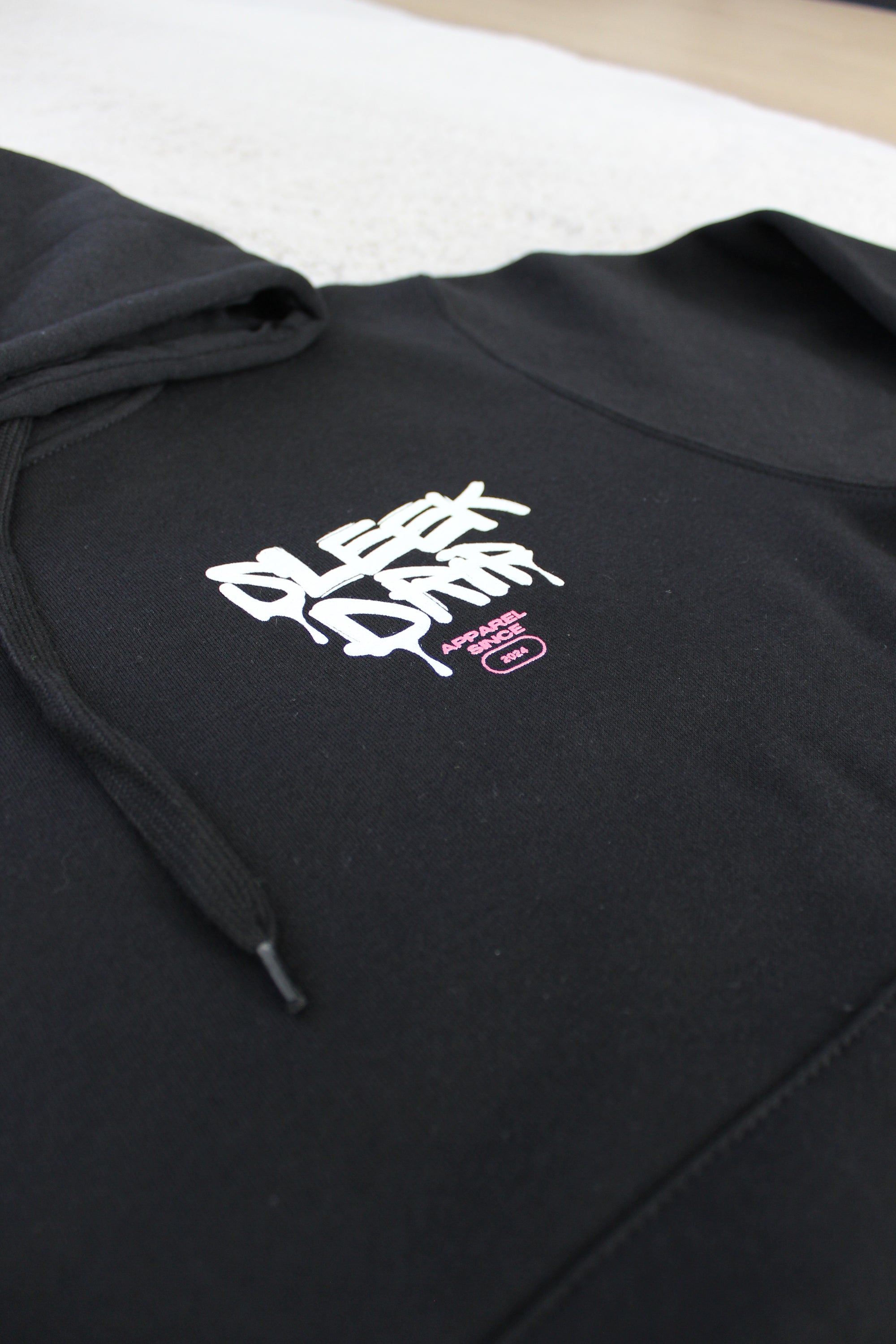 Sleek drip graphic hoodie